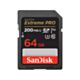 SanDisk Extreme Pro SDXC 64GB 200MB/s V30 U3