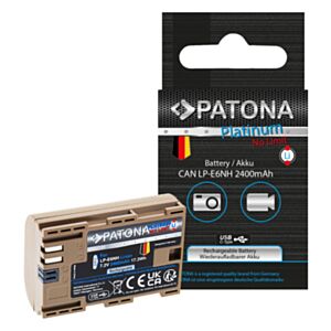 Baterija Canon LP-E6NH USB-C PLATINUM (EOS R7, R6 II) - Patona