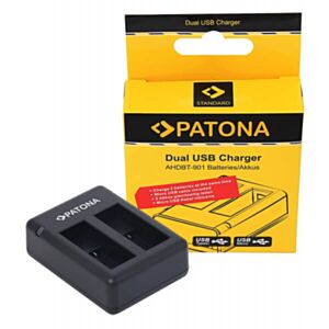 Dvojn- USB-USB-C-Polnilec-GoPro-HERO9-Black-kamere
