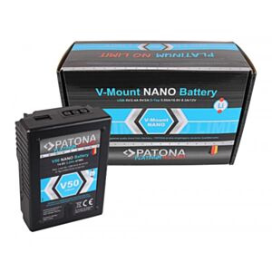 V-Mount Battery PATONA Platinum NANO V50 47Wh (RED ARRI)