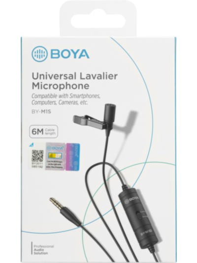 Boya Lavalier Microphone BY-M1S (TRS/TRRS)