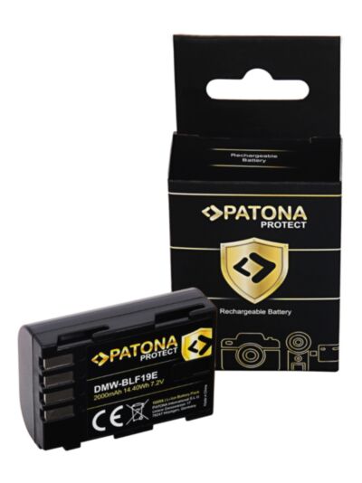 Baterija Panasonic DMW-BLF19E PROTECT (za DMC-GH4, GH5)-Patona