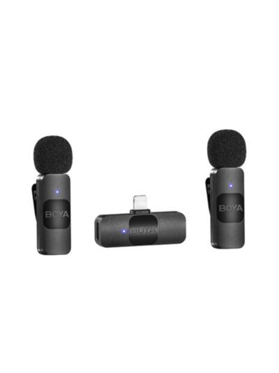 Boya BY-V2 Wireless Microphone 1RX-2TX - Lightning