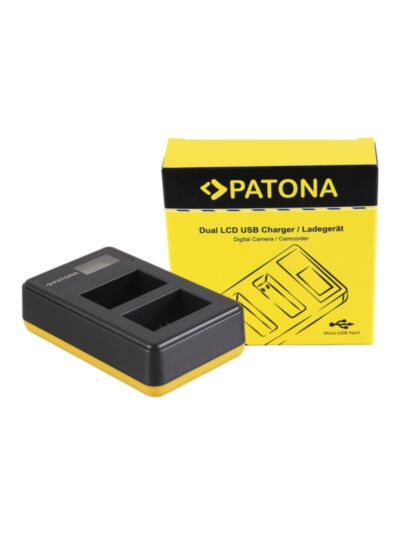 LP-E6 Canon - hitri dvojni USB LCD polnilec - Patona