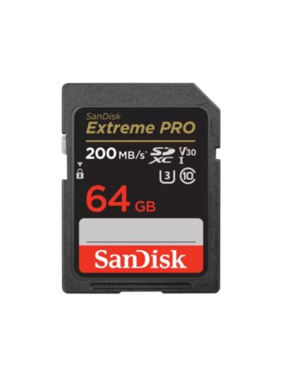 SanDisk Extreme Pro SDXC 64GB 200MB/s V30 U3