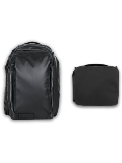 Wandrd Transit 35L Travel Backpack Essential Bundle - Black