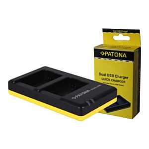 NP-FW50 Sony - hitri dvojni USB polnilec - Patona