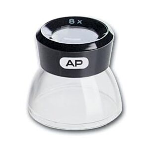 AP loupe magnifier 8x with transparent base