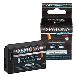Baterija Canon LP-E17 (USB-C) PLATINUM - Patona