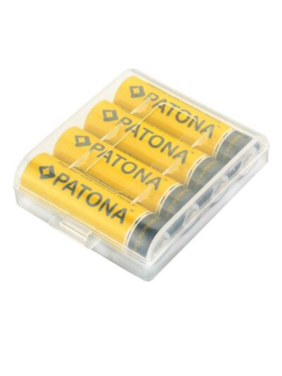 Polnilne AAA baterije Patona 900mAh - NI-MH  - 4 kosi + škatlica