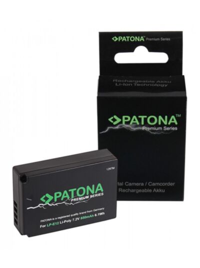 Battery Canon LP-E12 (for Canon EOS M50) - PREMIUM - Patona