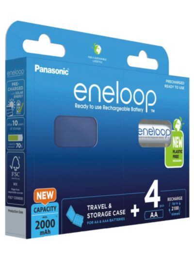 Panasonic Eneloop batteries AA (4x) - 1900mAh
