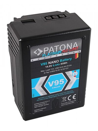 V-Mount Battery PATONA Platinum NANO V95 95Wh (RED ARRI)